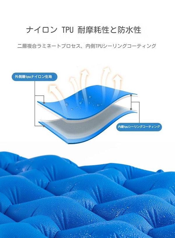 Naturehike エアマットレス 青 Naturehike Moment エアーベッド エアー