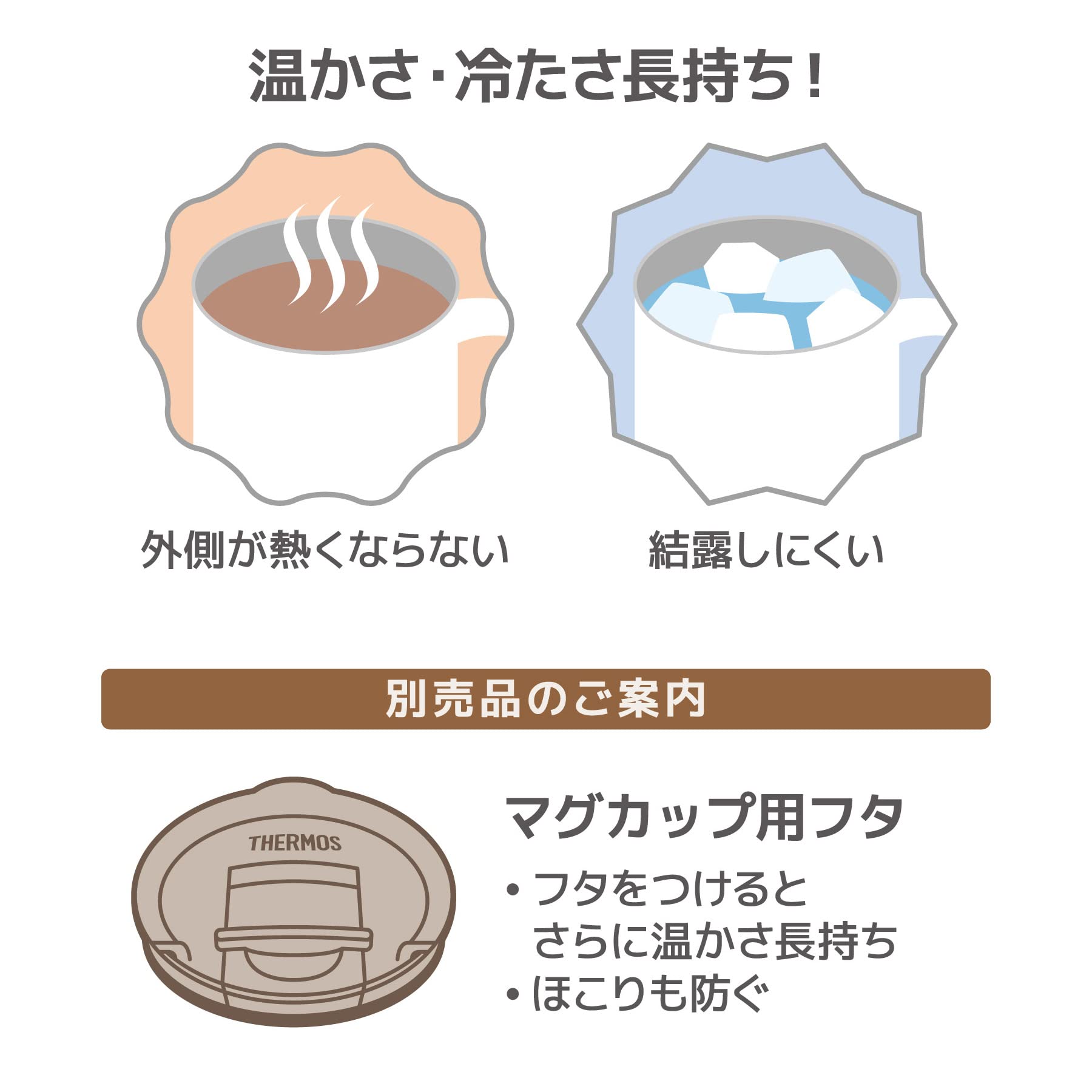【食洗機対応モデル】サーモス 真空断熱マグカップ 450ml ホワイト JDS-450 WH 【食洗機対応モデル】サーモス 真空断熱マグカップ 450ml ホワイト JDS-450 WH