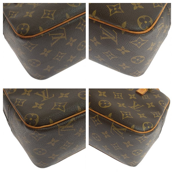 Qoo10] Louis Vuitton 美品 モノグラム シテ MM ベタ無し