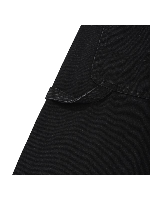 (PRE-ORDER 24th Mar.) CARPENTER WIDE FIT DENIM PANTS [BLACK]