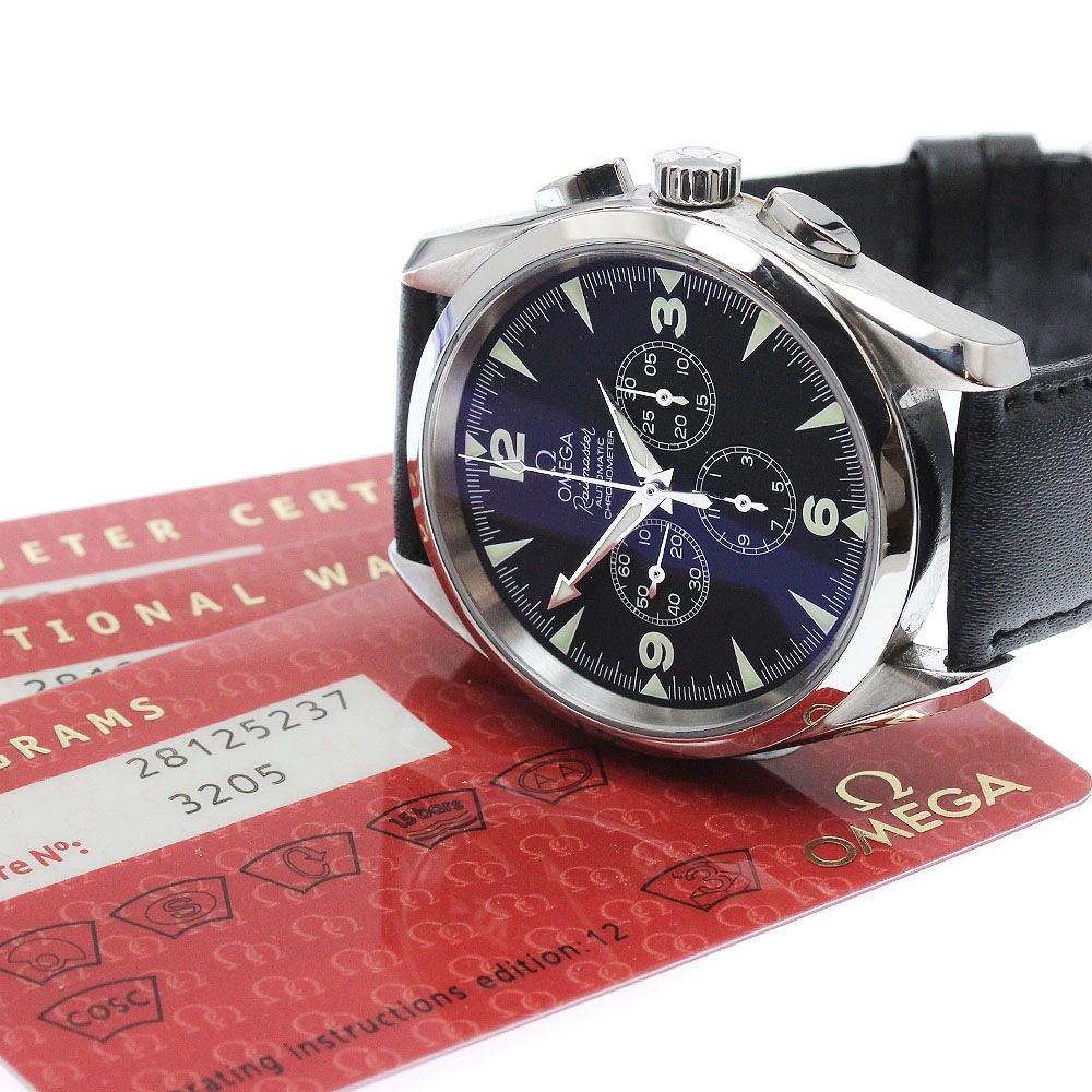 オメガ OMEGA 2812.52.37 シーマスター レイルマスター クロノグラフ 自動巻き メンズ 美品 保証書付き_877067【中古】 オメガ OMEGA 2812.52.37 シーマスター レイルマスター クロノグラフ 自動巻き メンズ 美品 保証書付き_877067【中古】