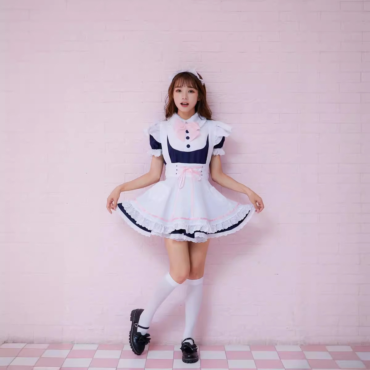 初音ミクコスプレ衣装lolita コスプレワンピースメイド服アニメ ステージ衣装