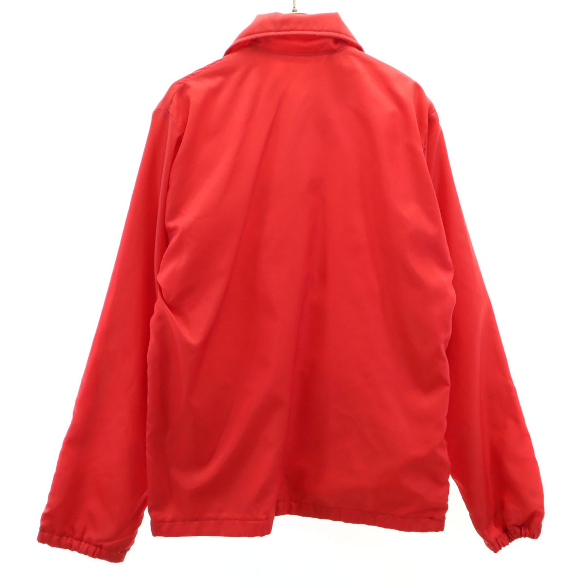 70s 80s ヴィンテージ デュポン社ワッペン コーチジャケット レッド系 メンズ 古着 70s 80s ヴィンテージ デュポン社ワッペン コーチジャケット レッド系 メンズ 古着