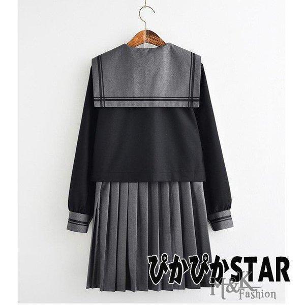セーラー服 半袖 学生服 制服セットS~5XL大きいサイズ　3点セット　シャツ フリルスカート 女の子 セーラー服 長袖 スクールウェア 卒業式 入学式