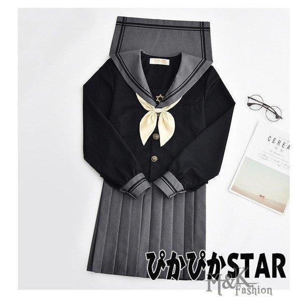 セーラー服 半袖 学生服 制服セットS~5XL大きいサイズ　3点セット　シャツ フリルスカート 女の子 セーラー服 長袖 スクールウェア 卒業式 入学式