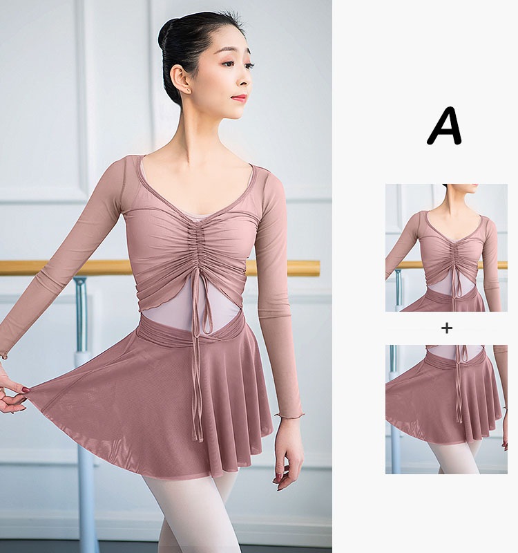 【バレエトップス+スカート】 2点セット 大人用 スカート付き 練習着 大人バレエ衣装 ジュニア 袖付き レッスン着 新体操にも ストレッチ ヨガウェア 格安バレエ用品 ブラック ピンク パープル グ 【バレエトップス+スカート】 2点セット 大人用 スカート付き 練習着 大人バレエ衣装 ジュニア 袖付き レッスン着 新体操にも ストレッチ ヨガウェア 格安バレエ用品 ブラック ピンク パープル グ