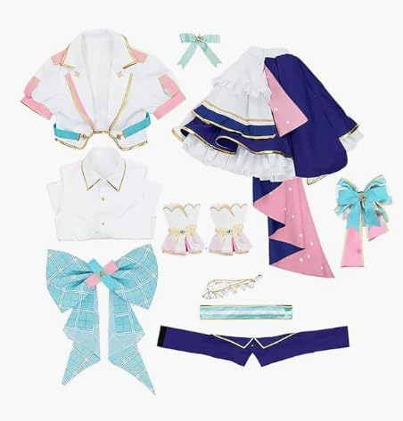 コスプレ衣装 星街すいせい 湊あくあ 百鬼あやめ 沙花叉クロヱ 白上フブキ コスプレ衣装 4期生 コスプレ衣装 星街すいせい 湊あくあ 百鬼あやめ 沙花叉クロヱ 白上フブキ コスプレ衣装 4期生