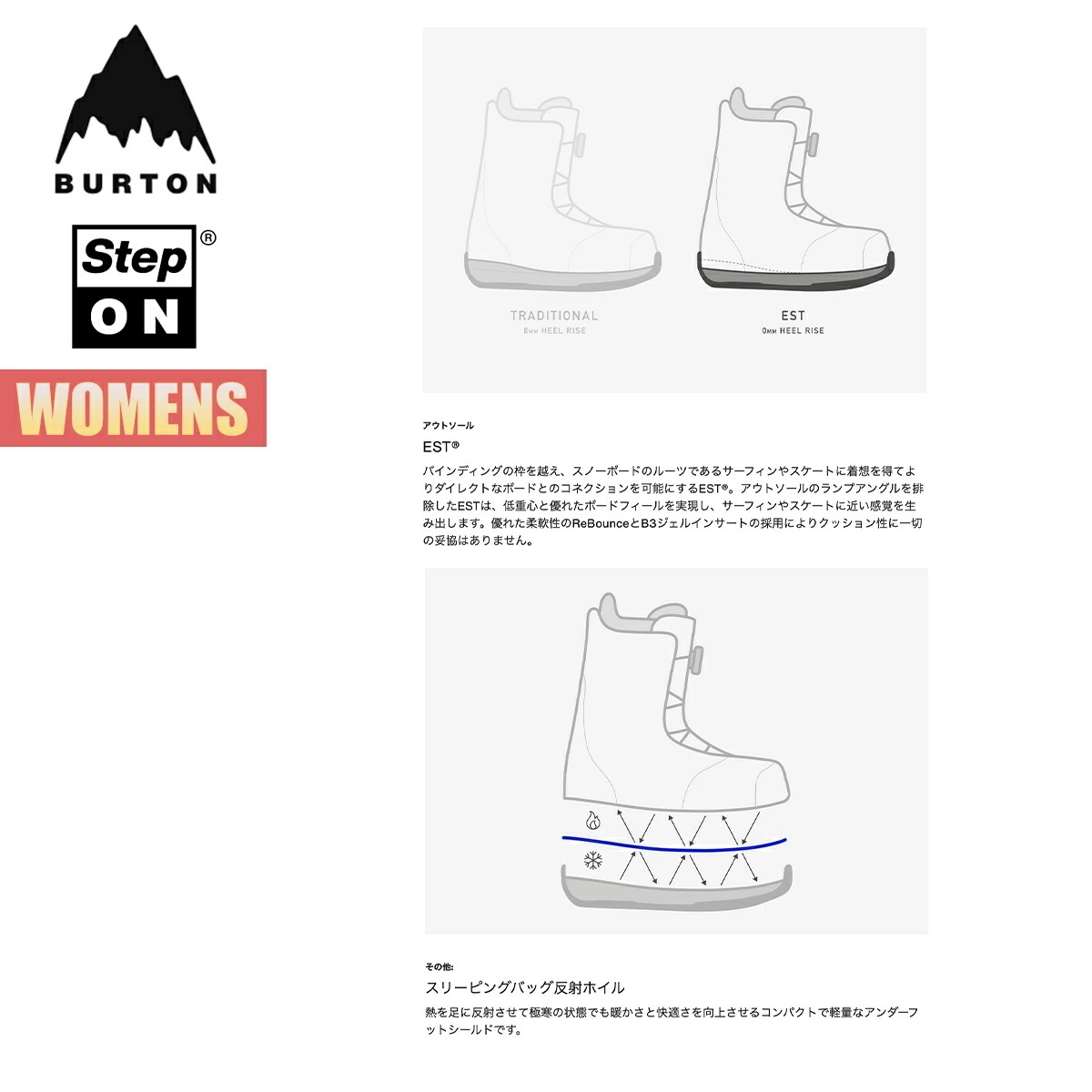 ステップオン ブーツ レディース 24-25 ライムライト ワイド W25JP-226251 Womens Limelight Step On Snowboard Boots Wide ウィメンズ