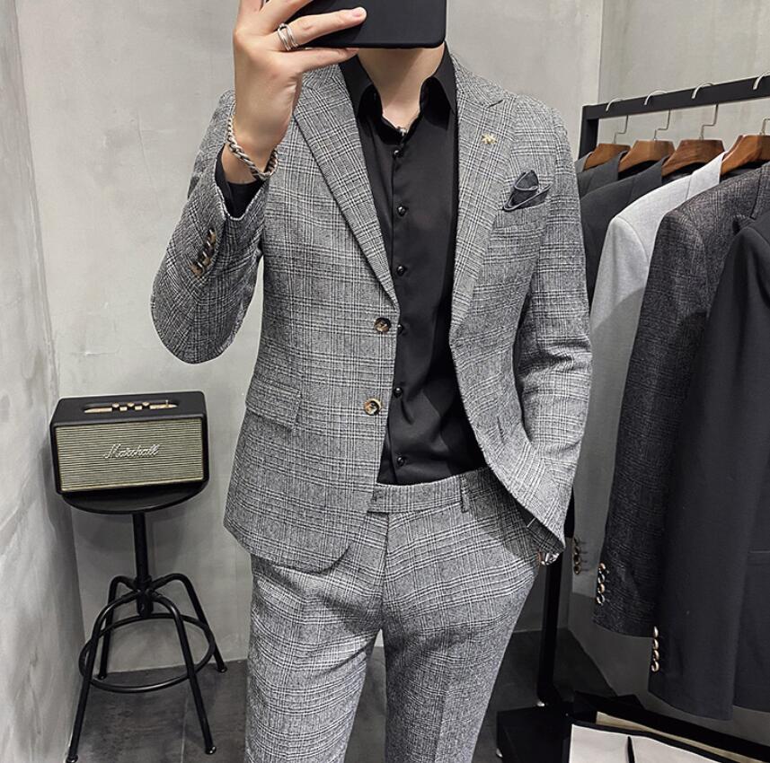 ベストセラーチェック柄【ジャケット+ズボン】長袖スーツ 二次会 パーティー 背広 メンズスーツ 就職活動 シングルスーツ フォーマルスーツ 面接 スリムスーツ 舞台 司会衣装 カッコイイ 婚葬祭 披露 ベストセラーチェック柄【ジャケット+ズボン】長袖スーツ 二次会 パーティー 背広 メンズスーツ 就職活動 シングルスーツ フォーマルスーツ 面接 スリムスーツ 舞台 司会衣装 カッコイイ 婚葬祭 披露