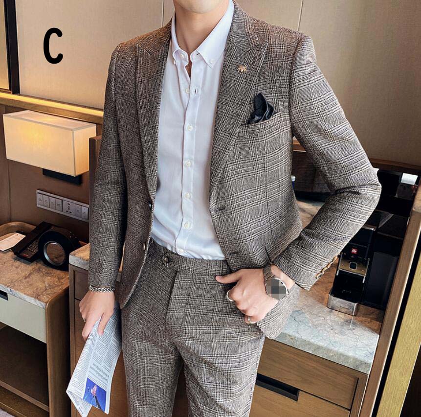 ベストセラーチェック柄【ジャケット+ズボン】長袖スーツ 二次会 パーティー 背広 メンズスーツ 就職活動 シングルスーツ フォーマルスーツ 面接 スリムスーツ 舞台 司会衣装 カッコイイ 婚葬祭 披露 ベストセラーチェック柄【ジャケット+ズボン】長袖スーツ 二次会 パーティー 背広 メンズスーツ 就職活動 シングルスーツ フォーマルスーツ 面接 スリムスーツ 舞台 司会衣装 カッコイイ 婚葬祭 披露