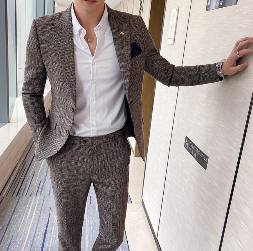 ベストセラーチェック柄【ジャケット+ズボン】長袖スーツ 二次会 パーティー 背広 メンズスーツ 就職活動 シングルスーツ フォーマルスーツ 面接 スリムスーツ 舞台 司会衣装 カッコイイ 婚葬祭 披露 ベストセラーチェック柄【ジャケット+ズボン】長袖スーツ 二次会 パーティー 背広 メンズスーツ 就職活動 シングルスーツ フォーマルスーツ 面接 スリムスーツ 舞台 司会衣装 カッコイイ 婚葬祭 披露