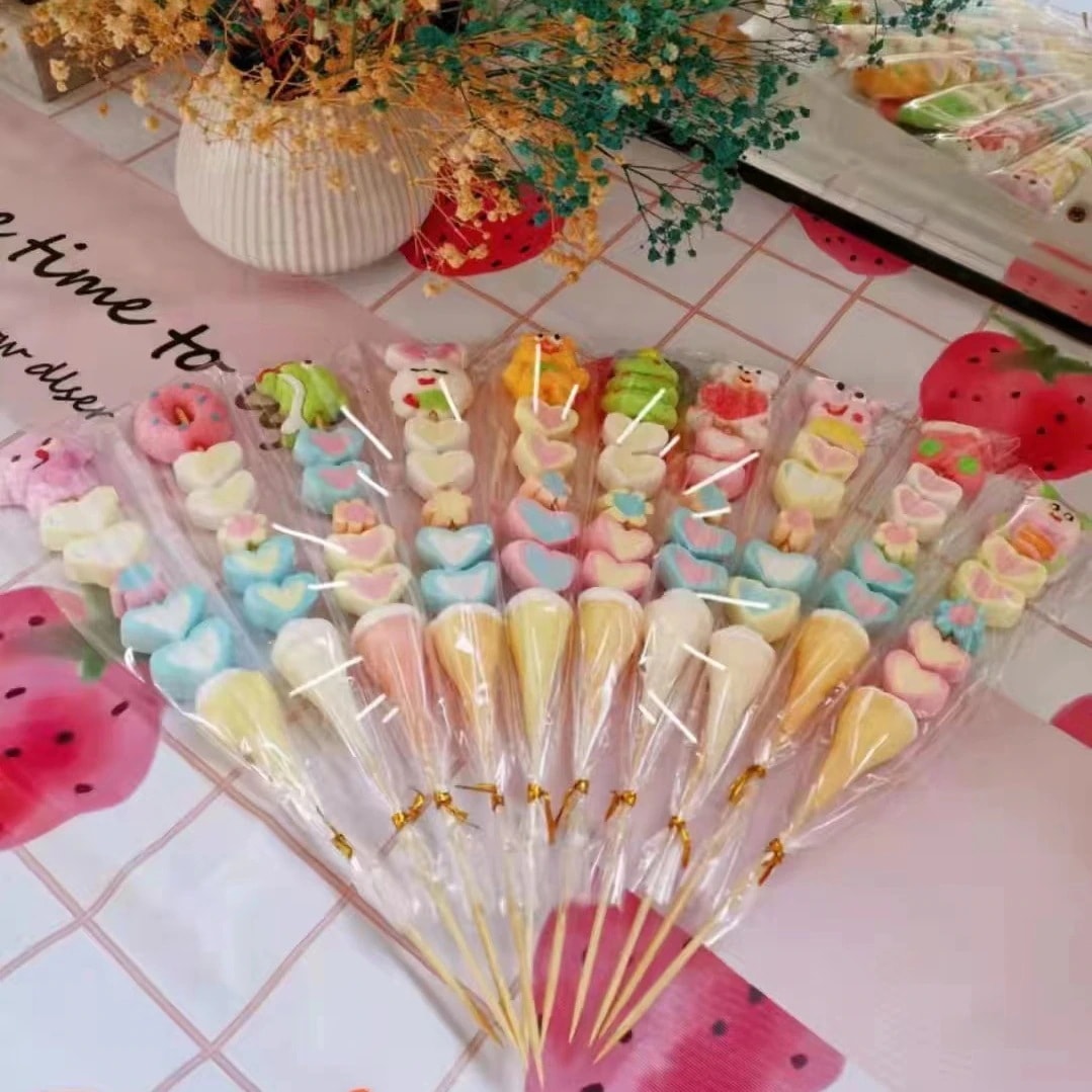 70150Pcs 漫画マシュマロ串ひょうたんグミロリポップバルク混合マシュマロ串 こどもの日のプレゼント 誕生日プレゼント_8