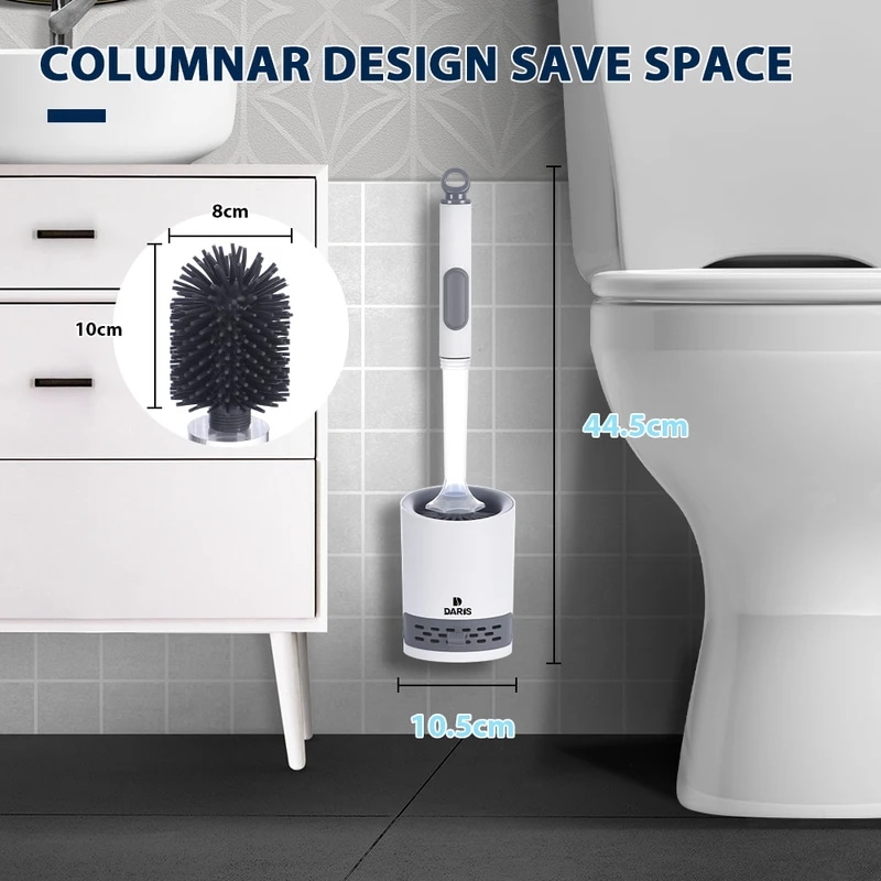 納期21日シリコントイレブラシ,壁に取り付けられた,通気性,長いハンドル付き40cmのクリーニングアクセサリー 納期21日シリコントイレブラシ,壁に取り付けられた,通気性,長いハンドル付き40cmのクリーニングアクセサリー