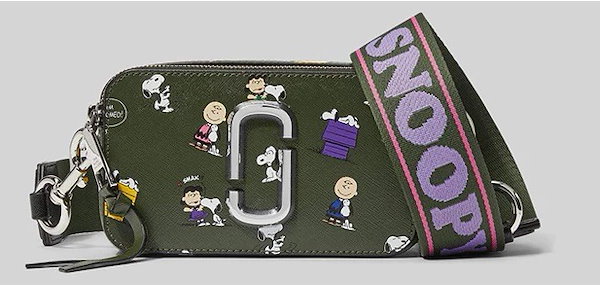 美品 マークジェイコブス スヌーピー スナップショット MARC JACOBS PEANUTS X THE SNAPSHOT ピーナッツ マーク