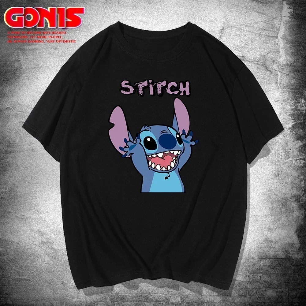 【1つ買うと10個もらえる】リロアンドスティッチ Tシャツ メンズ 漫画 アニメ スティッチ 服 ゆったり 大きいサイズ 五分袖 トレンド ブランド 風 半袖128