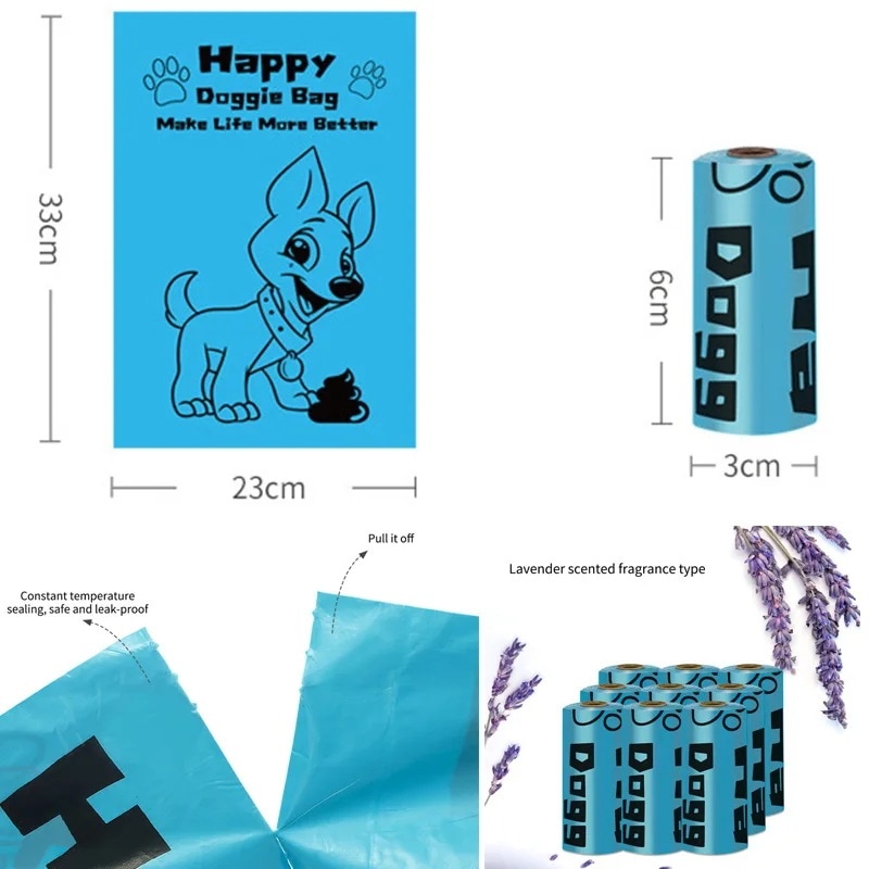 3営業日発送ペット用の生分解性ポーチ 犬のゴミ袋 屋外装飾 ペットアクセサリー