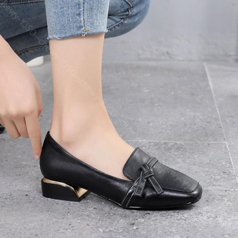 2000円OFFクーポン 3パンプス フラット シューズ おしゃれ 靴 大きいサイズ オフィスシューズ フラット ぺたんこパンプス 痛くない スクエアトゥ ローヒール 黒 カジュアル レディース 歩き