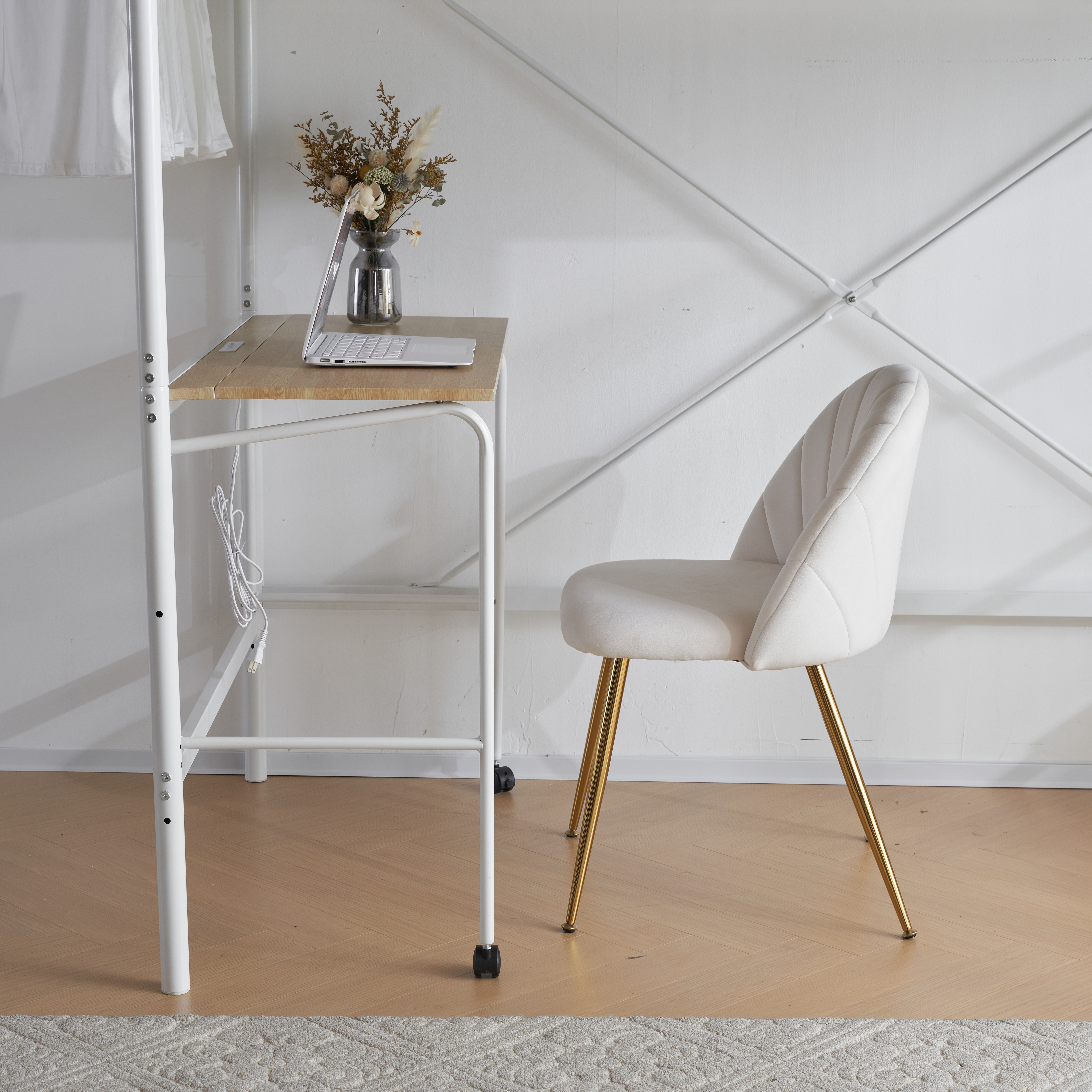 国内発送】システムベット ロフトベッド シングル デスク付き