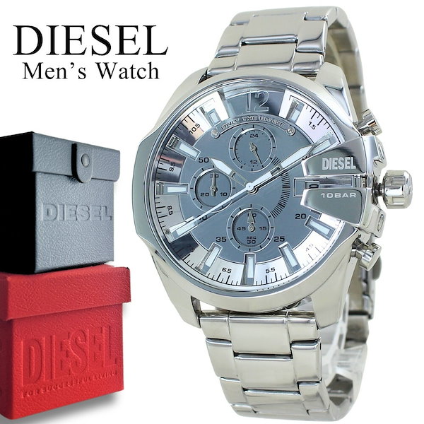 DIESEL 時計 Qoo10] ディーゼル 腕時計 メンズ ステンレス