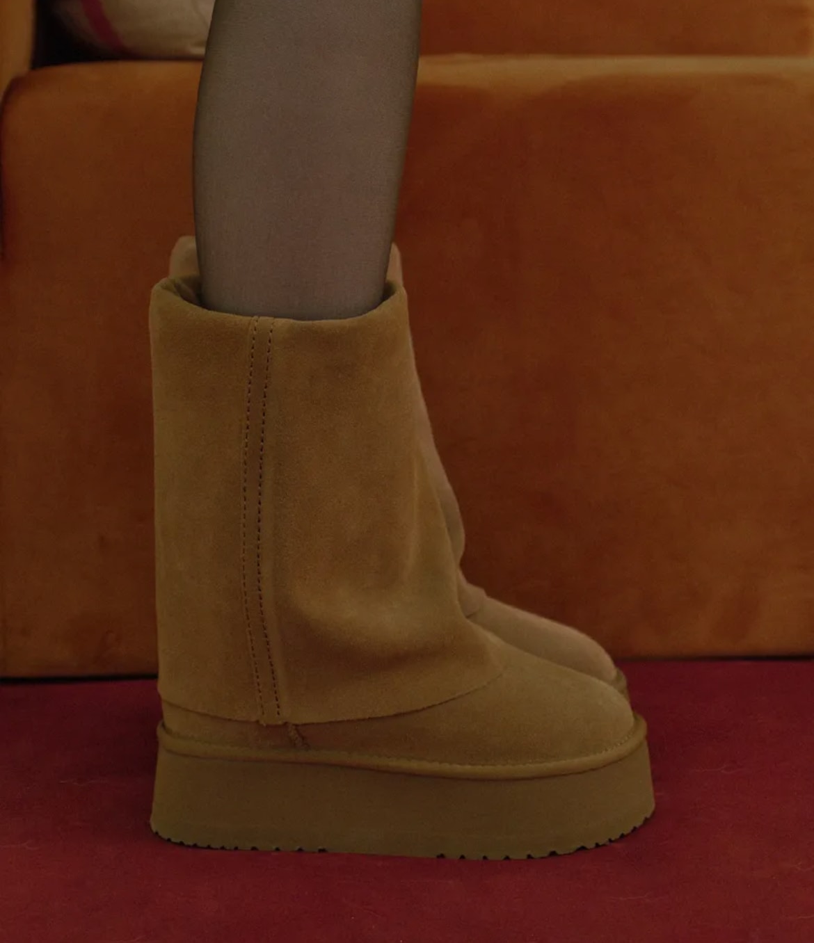 MAXI FOLDED BOOTS MIDDLE(10inch)
