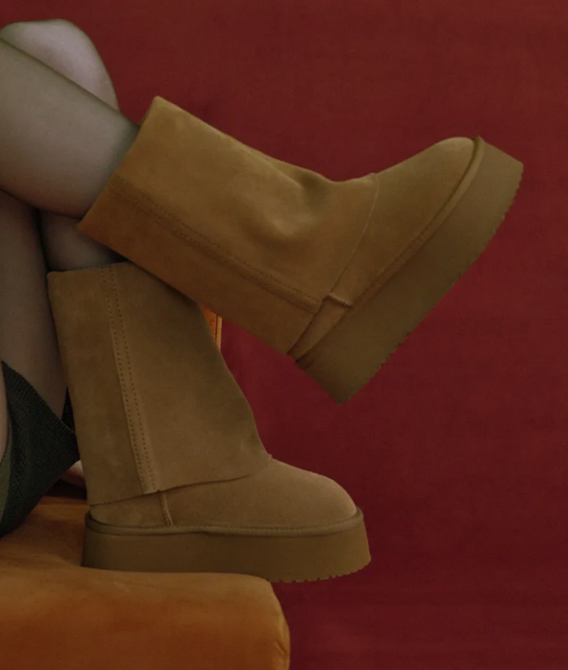 MAXI FOLDED BOOTS MIDDLE(10inch)