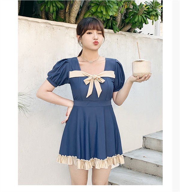 ワンピース水着 ブルー リボン ぽっちゃり 水着 服みたいな 韓国風 大きいサイズ 体型カバー 露出控えめ 可愛い おしゃれ ショートパンツ ノンワイヤー ビーチ プール 夏 リゾート 海 温泉 オ ワンピース水着 ブルー リボン ぽっちゃり 水着 服みたいな 韓国風 大きいサイズ 体型カバー 露出控えめ 可愛い おしゃれ ショートパンツ ノンワイヤー ビーチ プール 夏 リゾート 海 温泉 オ
