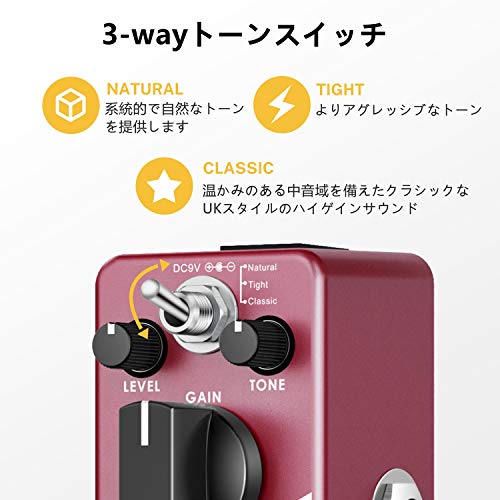 サイズ:Morpher Donner ディストーション ギターエフェクター Distortion 歪 サイズ:Morpher Donner ディストーション ギターエフェクター Distortion 歪