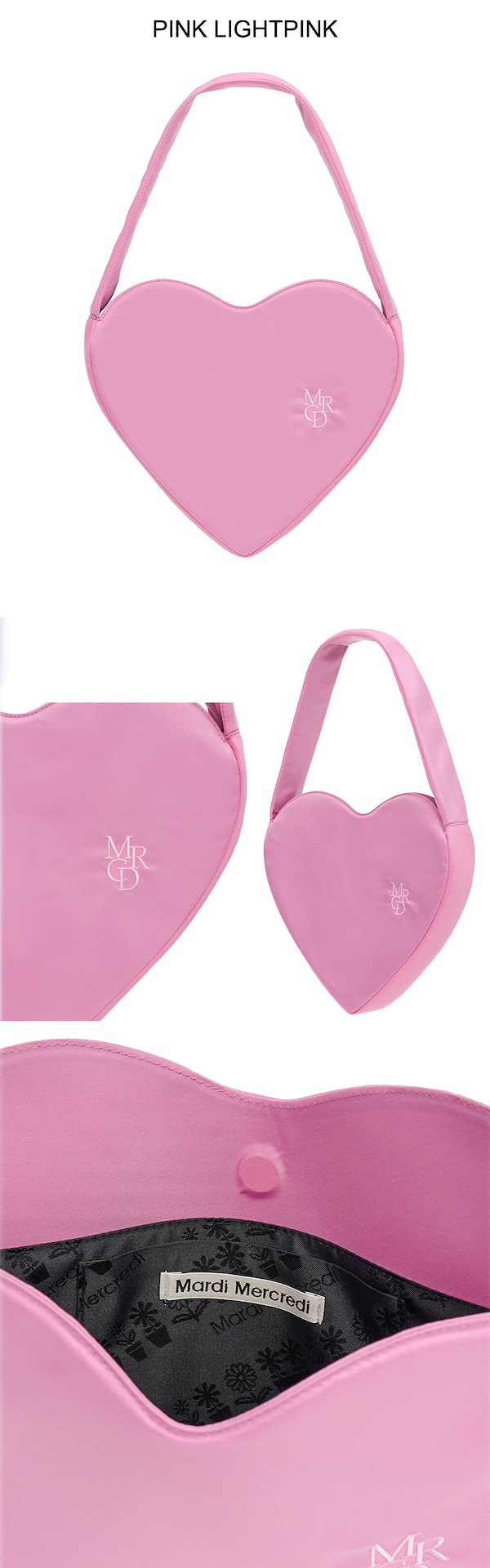 【無料配送】【Mardi Mercredi(マルディメクルディ)】 HEART MRCD BAG ハート バッグ 可愛らしくユニークなムード  【並行輸入品】