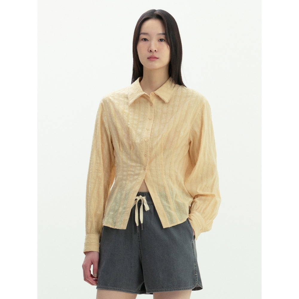 AND YOU サマーズフィットレースブラウス (アイボリーバター) AND YOU サマーズフィットレースブラウス (アイボリーバター)