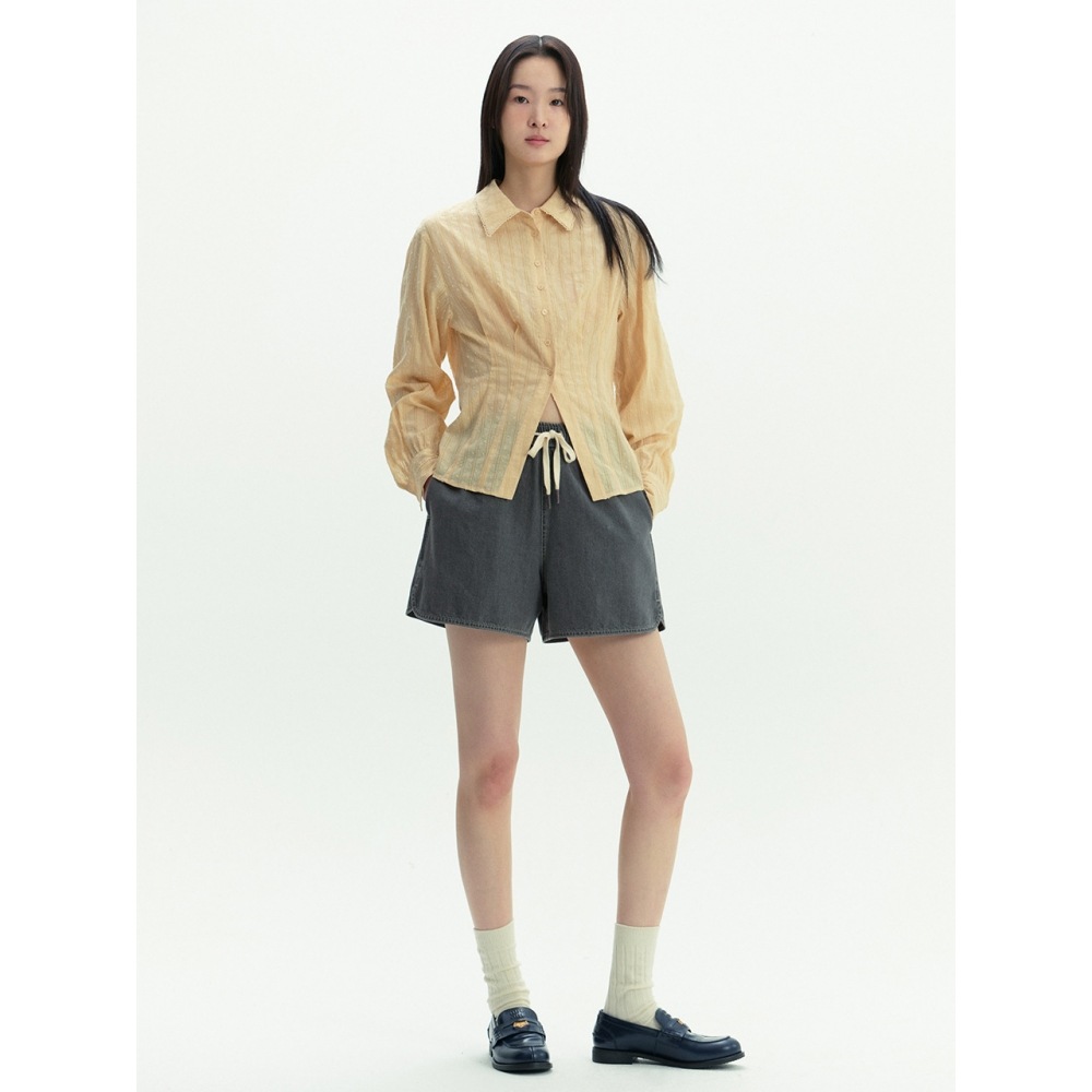 AND YOU サマーズフィットレースブラウス (アイボリーバター) AND YOU サマーズフィットレースブラウス (アイボリーバター)