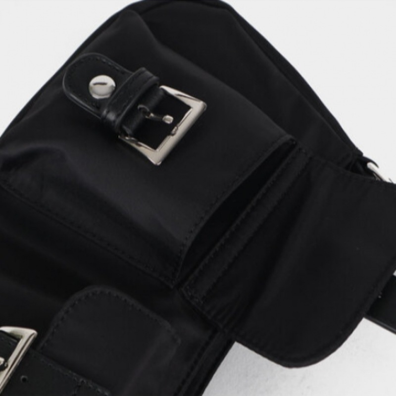 ブラックアップ [2,000個販売] [MADE] ポーポーツーポケットショルダーバッグ