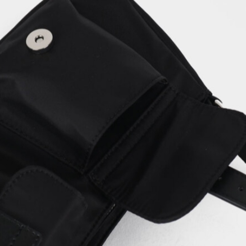 ブラックアップ [2,000個販売] [MADE] ポーポーツーポケットショルダーバッグ