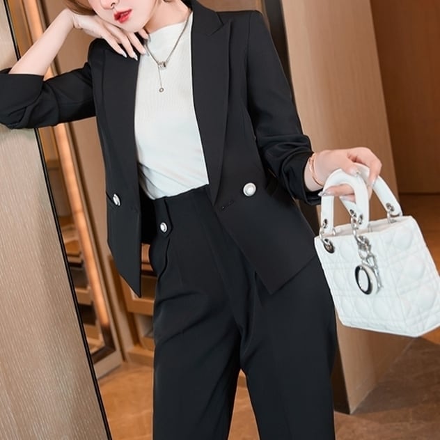 セットアップ ジャケット 上着 スーツ ロング丈 袖あり 長袖 スラックス ロールアップ プレス スリム アンクルパンツ タイトビジューボタン 上下セット 2点セット ツーピース かわいい lsu00 セットアップ ジャケット 上着 スーツ ロング丈 袖あり 長袖 スラックス ロールアップ プレス スリム アンクルパンツ タイトビジューボタン 上下セット 2点セット ツーピース かわいい lsu00
