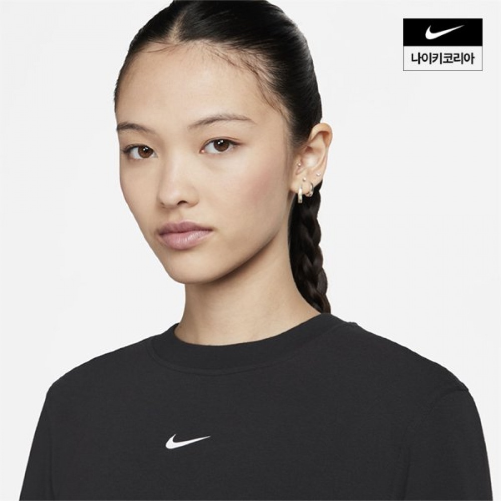 女性用ナイキドライフィットワンクルーネックフレンチテリーチュニック FJ9568-010 女性用ナイキドライフィットワンクルーネックフレンチテリーチュニック FJ9568-010