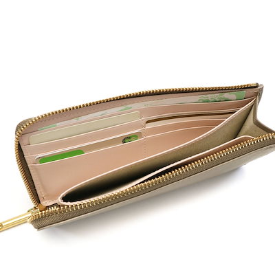 新品最新品 Ense : L-zipper long wallet : バッグ・雑貨 得価超歓迎