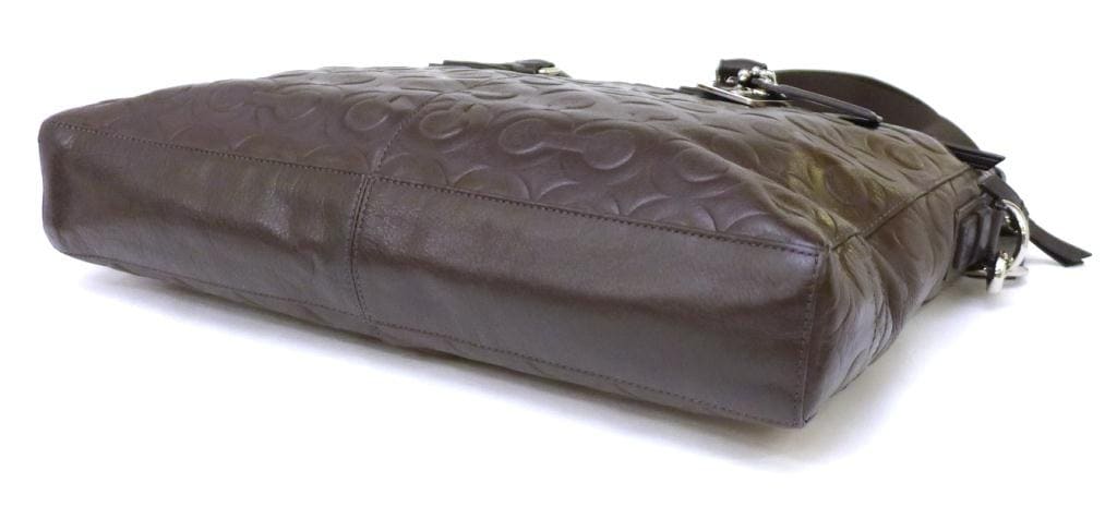 ｺｰﾁ COACH ﾌﾞﾘｰﾌｹｰｽ ﾋﾞｼﾞﾈｽﾊﾞｯｸﾞ 70251 ﾁｮｺﾌﾞﾗｳﾝ ﾚｻﾞｰ 【中古】(47401)