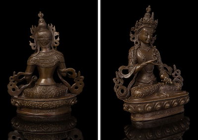 最安値即納 仏教美術 ブロンズ像 金剛薩 金剛薩菩薩 : ホビー・コスプレ 超激安国産