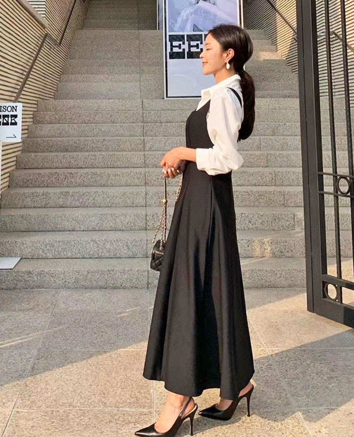 【 急速出荷】サロペット フレア ワンピース ロング フレア マキシ ジャンパースカート レディース ゆったり 体型カバー ブラック シンプル 流行 ガーリー フェミニン 可愛い きれいめ 【 急速出荷】サロペット フレア ワンピース ロング フレア マキシ ジャンパースカート レディース ゆったり 体型カバー ブラック シンプル 流行 ガーリー フェミニン 可愛い きれいめ