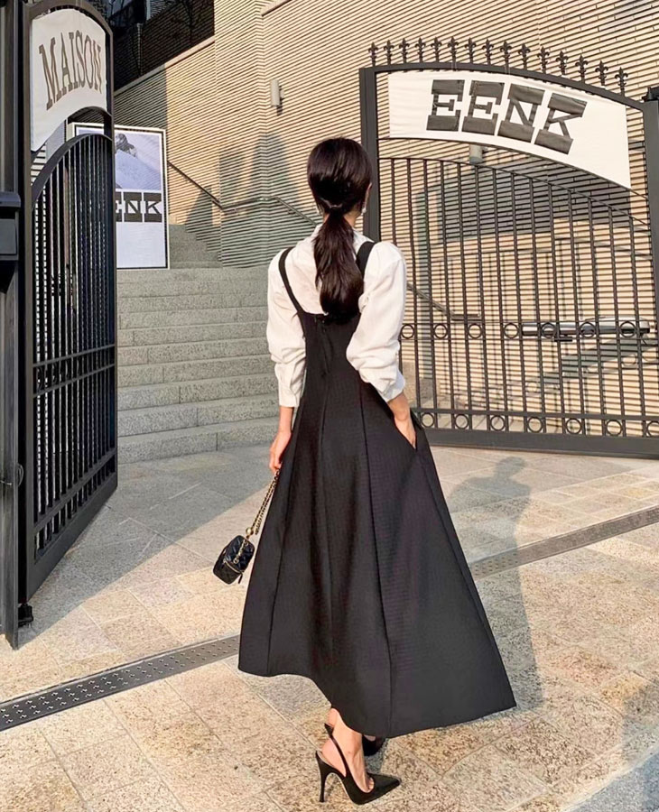 【 急速出荷】サロペット フレア ワンピース ロング フレア マキシ ジャンパースカート レディース ゆったり 体型カバー ブラック シンプル 流行 ガーリー フェミニン 可愛い きれいめ 【 急速出荷】サロペット フレア ワンピース ロング フレア マキシ ジャンパースカート レディース ゆったり 体型カバー ブラック シンプル 流行 ガーリー フェミニン 可愛い きれいめ