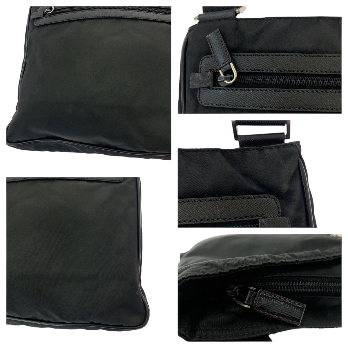 美品 テスート 三角ロゴプレート ブラック 黒 シルバー金具 ナイロン ショルダーバッグ メッセンジャーバッグ レディース 504045 美品 テスート 三角ロゴプレート ブラック 黒 シルバー金具 ナイロン ショルダーバッグ メッセンジャーバッグ レディース 504045