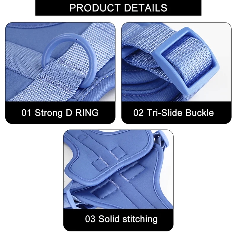 ダブルドッグハーネスとリーシュセット,PVC,快適で通気性のある調節可能なチェストストラップ,カラーベルト,ハーネス,ベルト