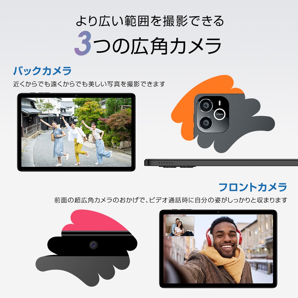 タブレット PC Incell FHD 超高解像度 PC 10インチ Android14.0 IPS液晶 simフリー 軽量 ネット授業 人気 おすすめ wi-fi タブレットPC 誕生日 プレゼン
