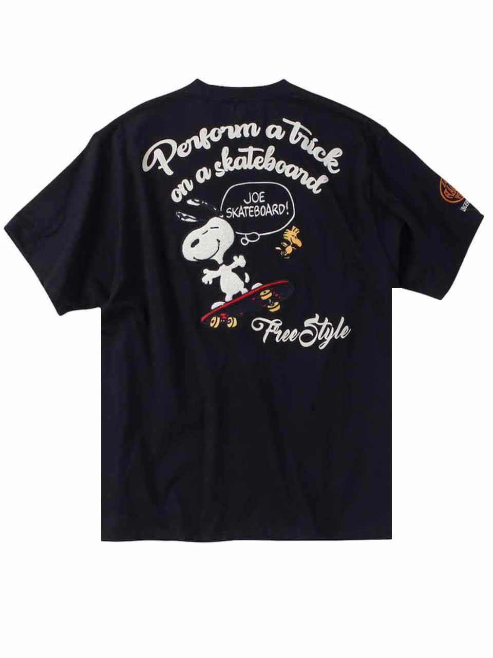 プリントTシャツ スヌーピー 大きいサイズ メンズ SNOOPY 刺繍 プリント おしゃれ C060301-06