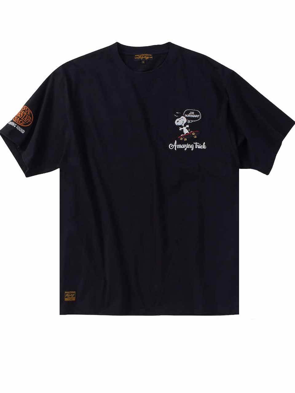 プリントTシャツ スヌーピー 大きいサイズ メンズ SNOOPY 刺繍 プリント おしゃれ C060301-06