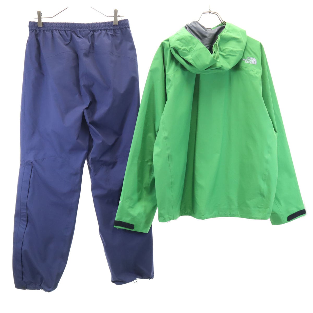 GORE-TEX ナイロンジャケット 上下セットアップ L グリーン メンズ 古着