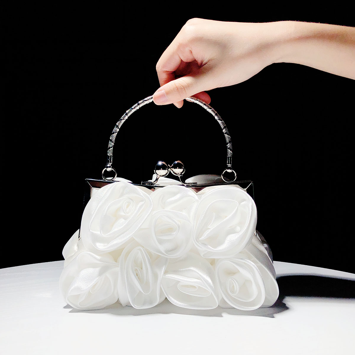 2025クラッチバッグ女性スタイルの宴会チョンサム小さなハンドバッグブライダルウェディングディナーバ 母の日-0010348