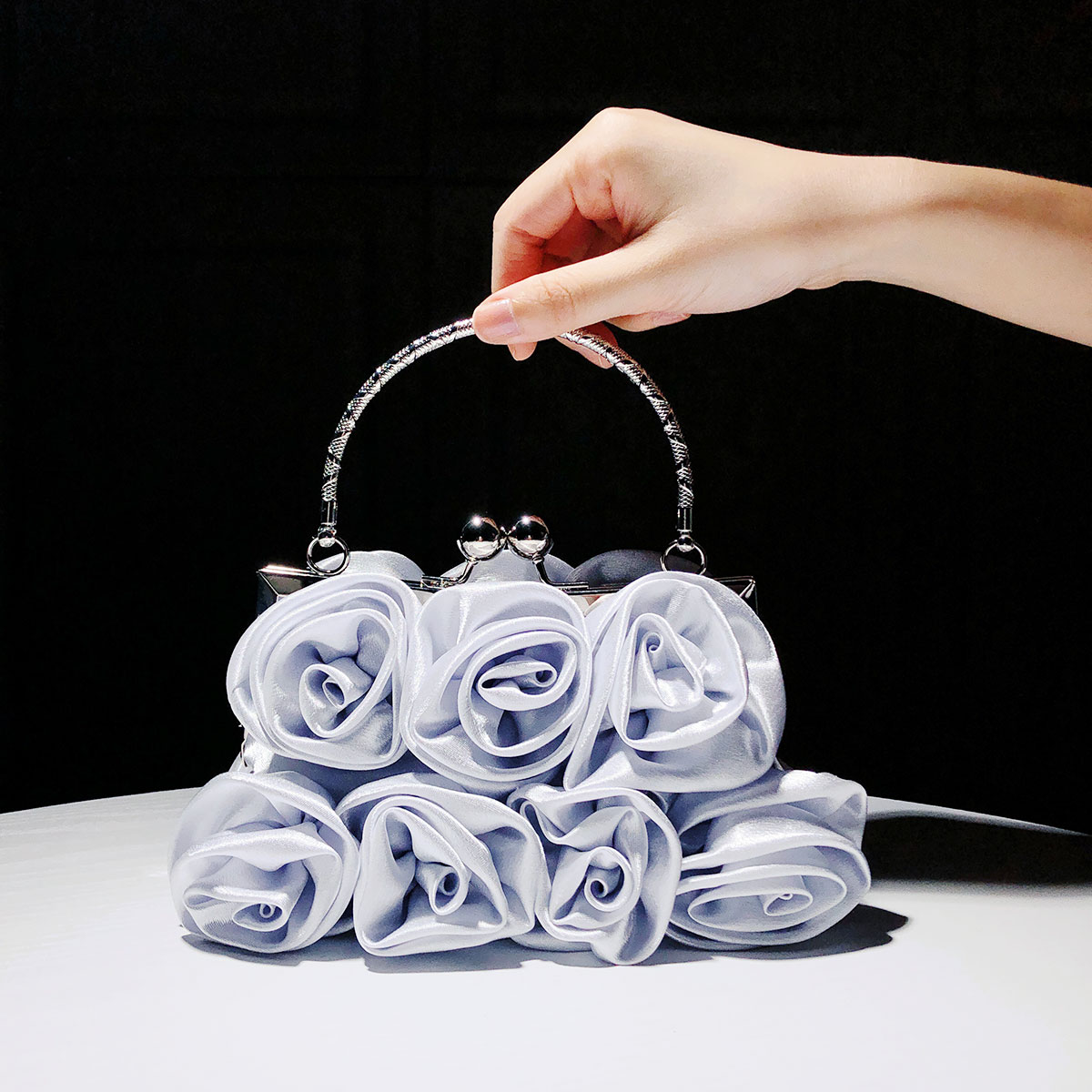 2025クラッチバッグ女性スタイルの宴会チョンサム小さなハンドバッグブライダルウェディングディナーバ 母の日-0010348