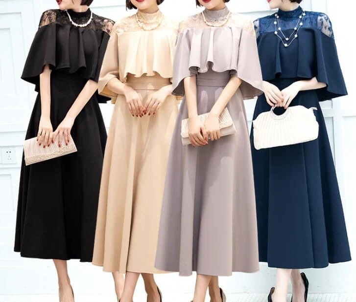 4色 パーティードレス ワンピース 結婚式 発表会 二次会 披露宴 ロング丈 上品 イブニングドレス 4色 パーティードレス ワンピース 結婚式 発表会 二次会 披露宴 ロング丈 上品 イブニングドレス