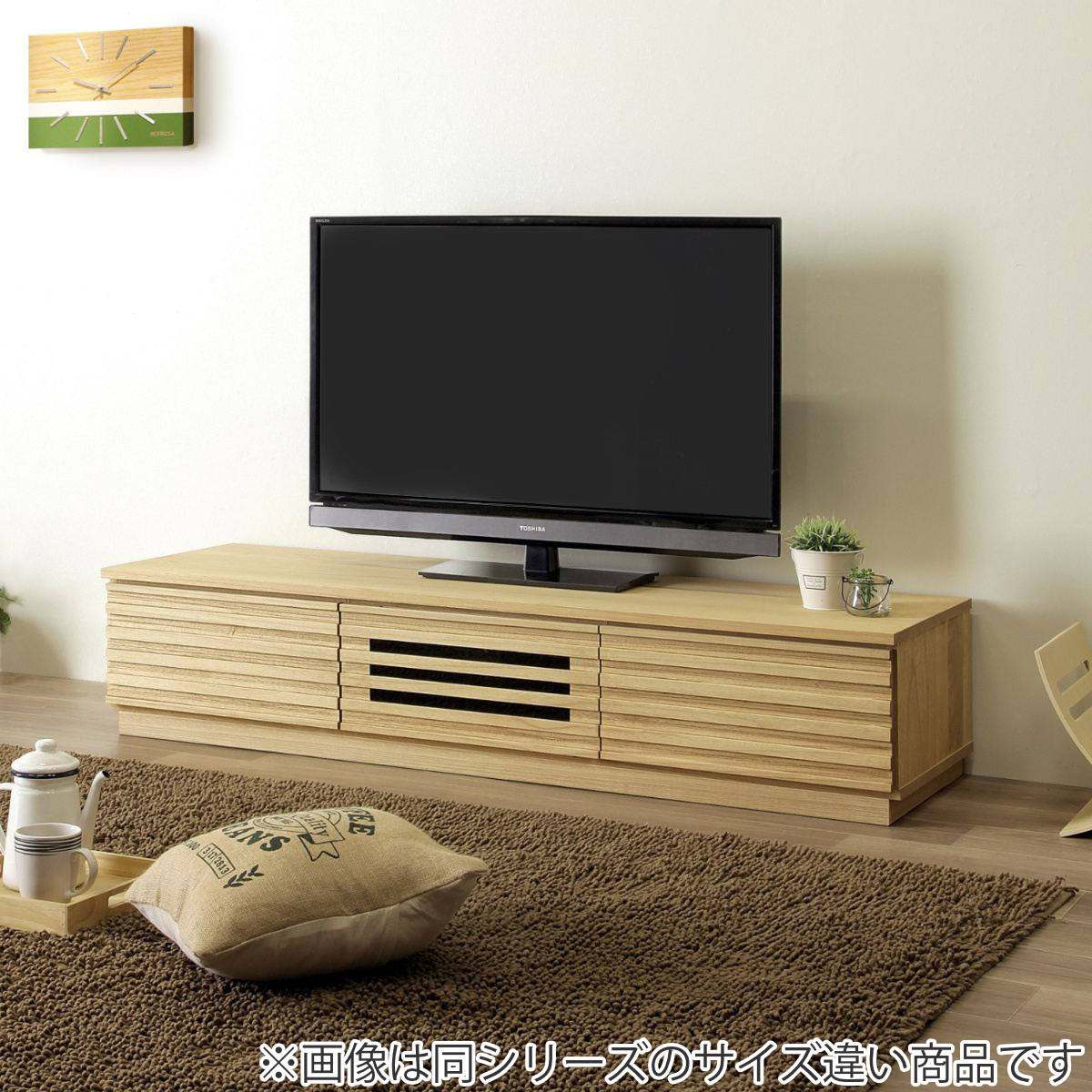 ルーバーデザインテレビ台 テレビ台 ローボード 天然木 ルーバーデザイン GARBO 幅180cm