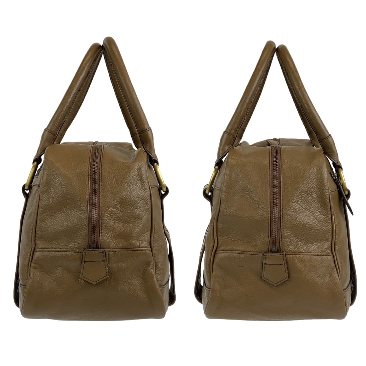 美品 中チェック柄 カーキ ブラウン ゴールド金具 レザー ハンドバッグ ショルダーバッグ レディース 503294 美品 中チェック柄 カーキ ブラウン ゴールド金具 レザー ハンドバッグ ショルダーバッグ レディース 503294